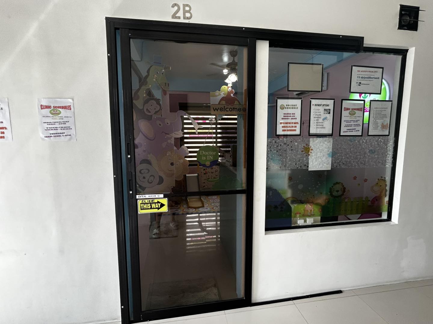 Clinic entrance