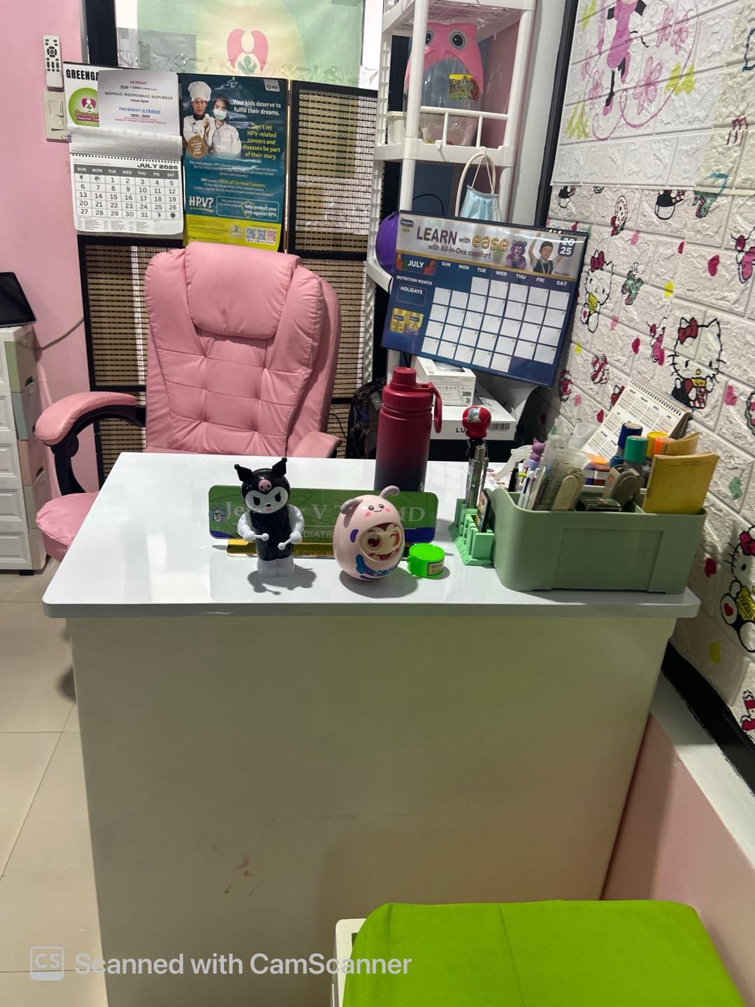 Doctor's desk