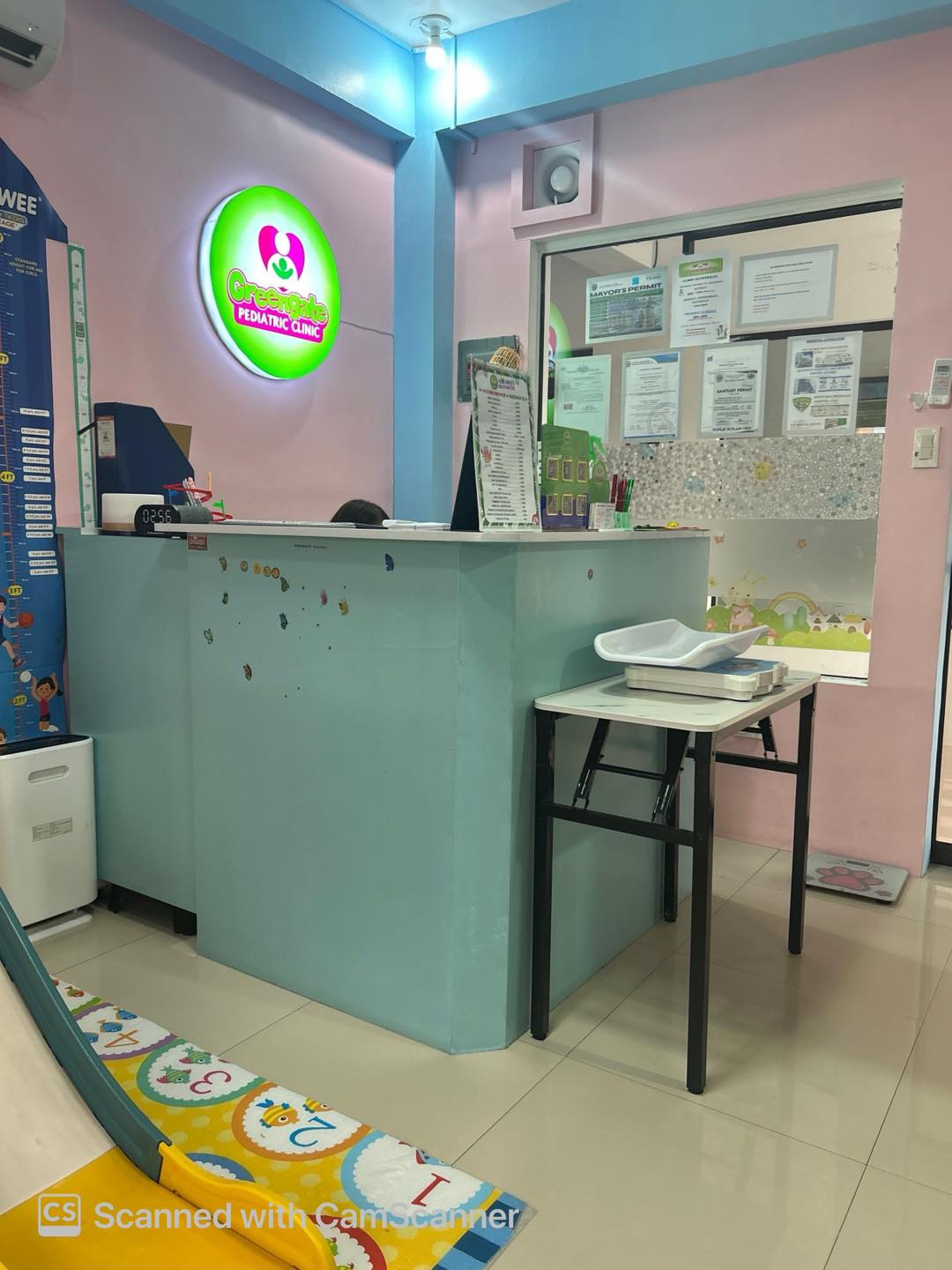 Reception area